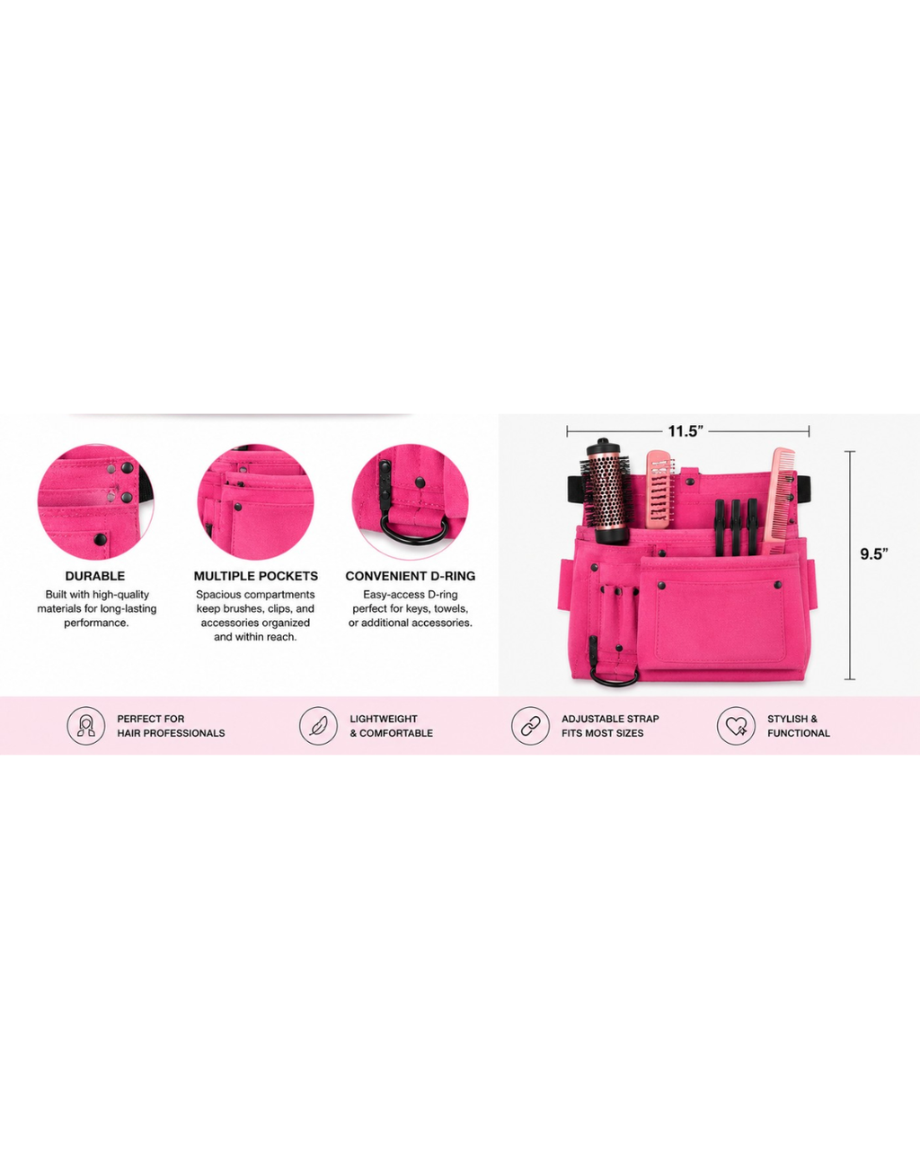 BBE ProBelt™ | Professional Stylist Utility Belt
